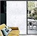 Coavas 3D Window Film Privacy Window Decor Anti-UV Glass Film Transparent Window Sticker 17.7