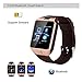Dz09 Bluetooth Smart Watch All in one, Beaulyn Unlocked Watch Cell Phone, Bluetooth wach for iOS and Android Phones TCL, ZTE,Sony, LG.for Mens and Women (Gold-Brown)