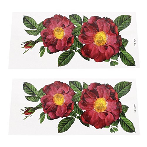 Amazoncom Motif Fleur Body Autocollant Tatouages