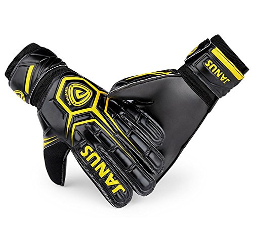image for Coodoo Adult & Youth Soccer Goalkeeper Gloves with Pro Finger Save, 3.