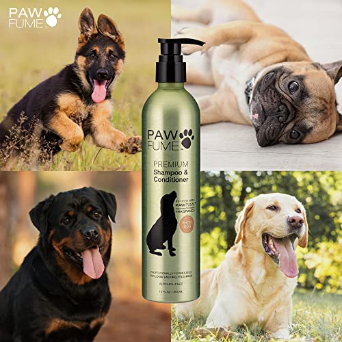Pawfume Dog Shampoo and Conditioner Hypoallergenic Dog Shampoo for