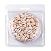 Craftdady 9-12mm Natural Spiral Sea Shell About 120-150Pcs Tiny Cowrie Beach Seashells for Summer Ocean Jewelry Making Fish Tank Vase Filler Decor Hole: 1-2mm