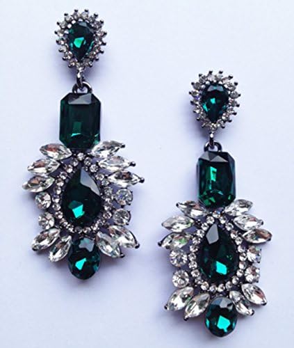 New Arrival statement big crystal shourouk stud Earrings for women party earrings
