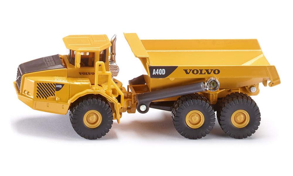 siku 1877, Volvo Dumper, Construction site vehicle, 1:87, Metal,Plastic, Tipping trough, Yellow