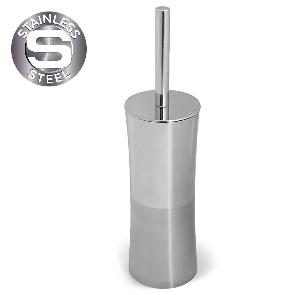 Tatkraft Olivia Stainless Steel Toilet Brush Set Amazon.co.uk Kitchen