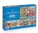 Gibsons A Trip to The Shops Jigsaw Puzzles (4 x 500-Piece)