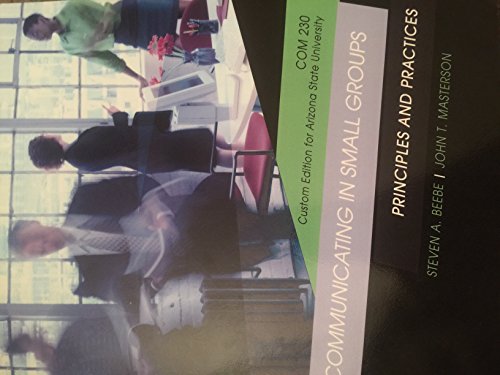 Communication in Small Groups 1323151486 Book Cover