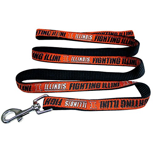 Pets First College Illinois Fighting Illini Pet Leash, Large