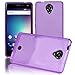 BLU R1 HD Case,[3 Pack] Teayoha [Black][Clear][Purple] Soft TPU Case for BLU R1 HD