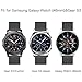 Fintie Galaxy Watch 46mm / Gear S3 Frontier Classic Band [Small], 22mm Milanese Loop Stainless Steel Replacement Smartwatch Bracelet Wrist Strap with [Unique Magnet Lock] for Women Men, Black