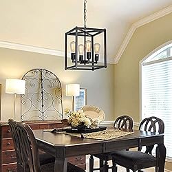 Lanhall 4-Light Farmhouse Chandelier Fixture Rustic