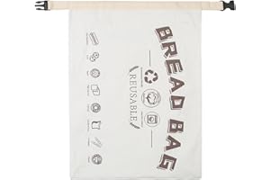 Organic Cotton Bees Waxes Food Storage Bag with Elastic Band and Carabiner Sustainable Kitchen Essential for Bread Cheese Sus