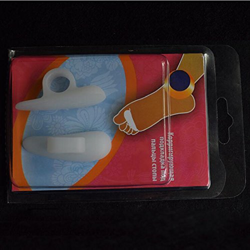 Zinnor Hammer Toe Cushion Gel Pads Loop Corrector Straightener for Curled Claw Mallet Toe Relief Crest