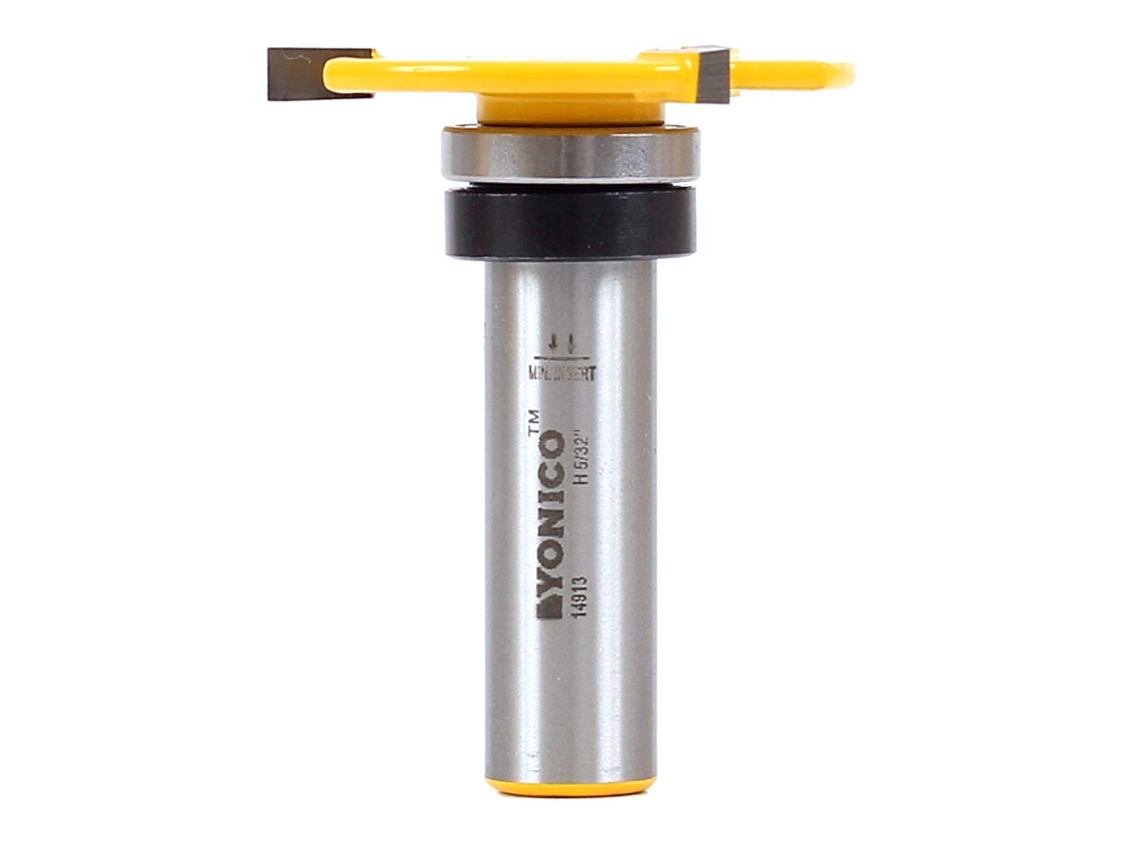 Yonico 14913 5/32-Inch x 1/2-Inch Top Bearing Slot Cutter Router Bit 1/2-Inch Shank