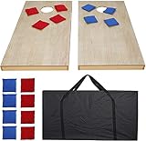 4ft X 2 ft Portable Cornhole Set Solid Wood