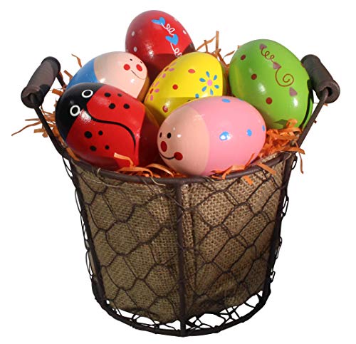 6 Wooden+Percussion+Musical+Maracas+Shakers