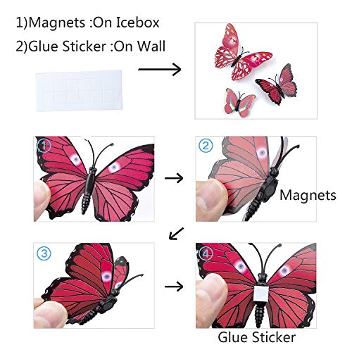2 Colorful+Butterfly+Stickers+Classroom+Bathroom