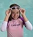 Junior Perfect Seal Swim Goggles for Kids aged 7, 8, 9, 10, 11, 12, 13, 14 | Mini Cobra made in Italy by Cressi: quality since 1946