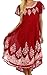 Sakkas Batik Hindi Cap Sleeve Caftan Dress/Cover Up