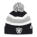 NFL Oakland Raiders Men's Breakaway Knit Cap, One Size, Black