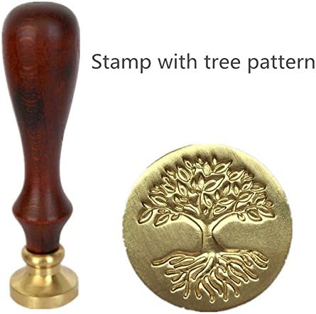 TankeDirect Traditional Postable Decor Sealing Wax Stamps Invitations Envelope Letter Stamp (Big Tree Stamp)