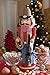 Clever Creations Cowboy 12 Inch Traditional Wooden Nutcracker, Festive Christmas Décor for Shelves and Tables