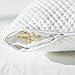 Yuking Home Bed Pillows for Sleeping Neck Pain Relief, Adjustable Loft Microfiber & Latex Pillow for Side Back Stomach Sleeper with Hypoallergenic Removable Bamboo Case (Microfiber & Latex, Queen)