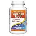 #1 Valerian Root 450mg 250 Capsules by Best Naturals -- Supports Relaxation -- Manufactured in a USA Based GMP Certified Facility and Third Party Tested for Purity. Guaranteed!!