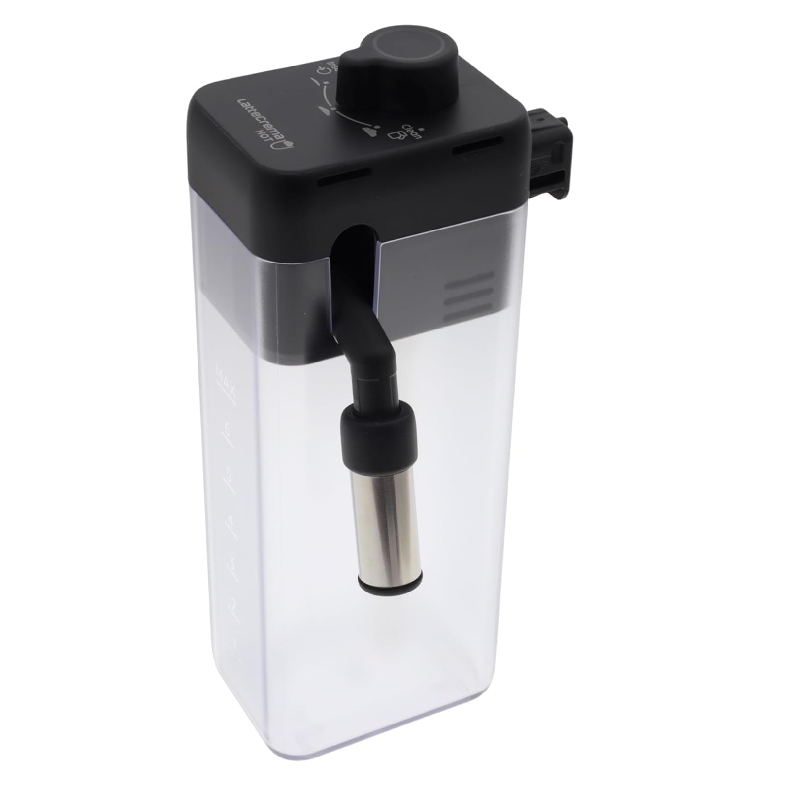 Photo 1 of De'Longhi DLSC031 Graduated Milk Jug for EXAM44 Models, LatteCrema Hot, Dishwasher Safe