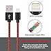 Akaho iPhone Cable,3Pack 10FT Extra Long Nylon Braided Cord Lightning Cable Certified to USB Charging Charger for iPhone 7/7 Plus/6S/6S Plus,SE/5S/5,iPad,iPod Nano 7 (Black+Red,10FT)