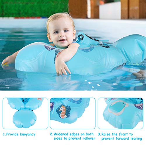 Baby Pool Float, Baby Swim Floats for Pool 624 Months with Removable
