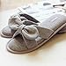 Women's Cozy Cotton Memory Foam House Slippers w/ Non Slip Soles (7-8 B(M) US, Grey)