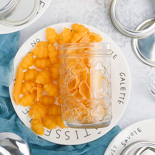 Mason Jars 8 OZ, VERONES Canning Jars Jelly Jars With Regular Lids and Bands, Ideal for Jam, Honey, Wedding Favors, Shower Favors, Baby Foods, 30 PACK - Thumbnail 3