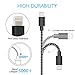 Lightning Cable, Ama Forest iPhone Charger, 3Pack 3FT 6FT 10FT Nylon Braided 8Pin iPhone Charging Data Sync USB Cable Cord for iPhone 7 7 Plus 6s 6 5s 5c 5 SE,iPad Pro, Air,iPad mini 4 3 2,iPod-Black