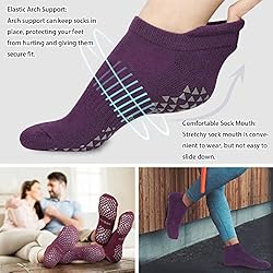 Hylaea Womens & Mens Non Slip Grip Socks with