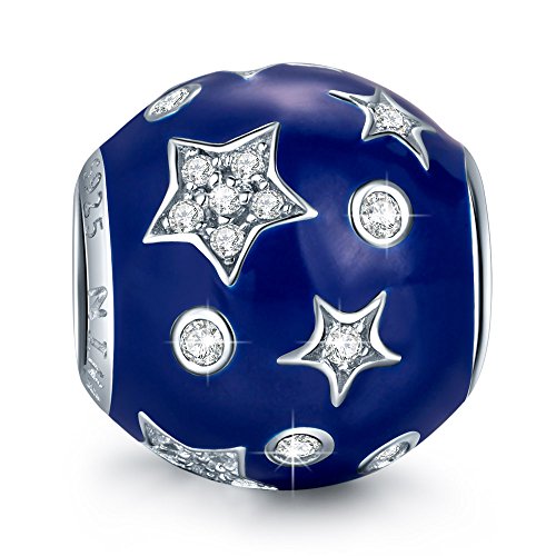 NinaQueen Dreamland 925 Sterling Silver Galaxy Series Star Charm