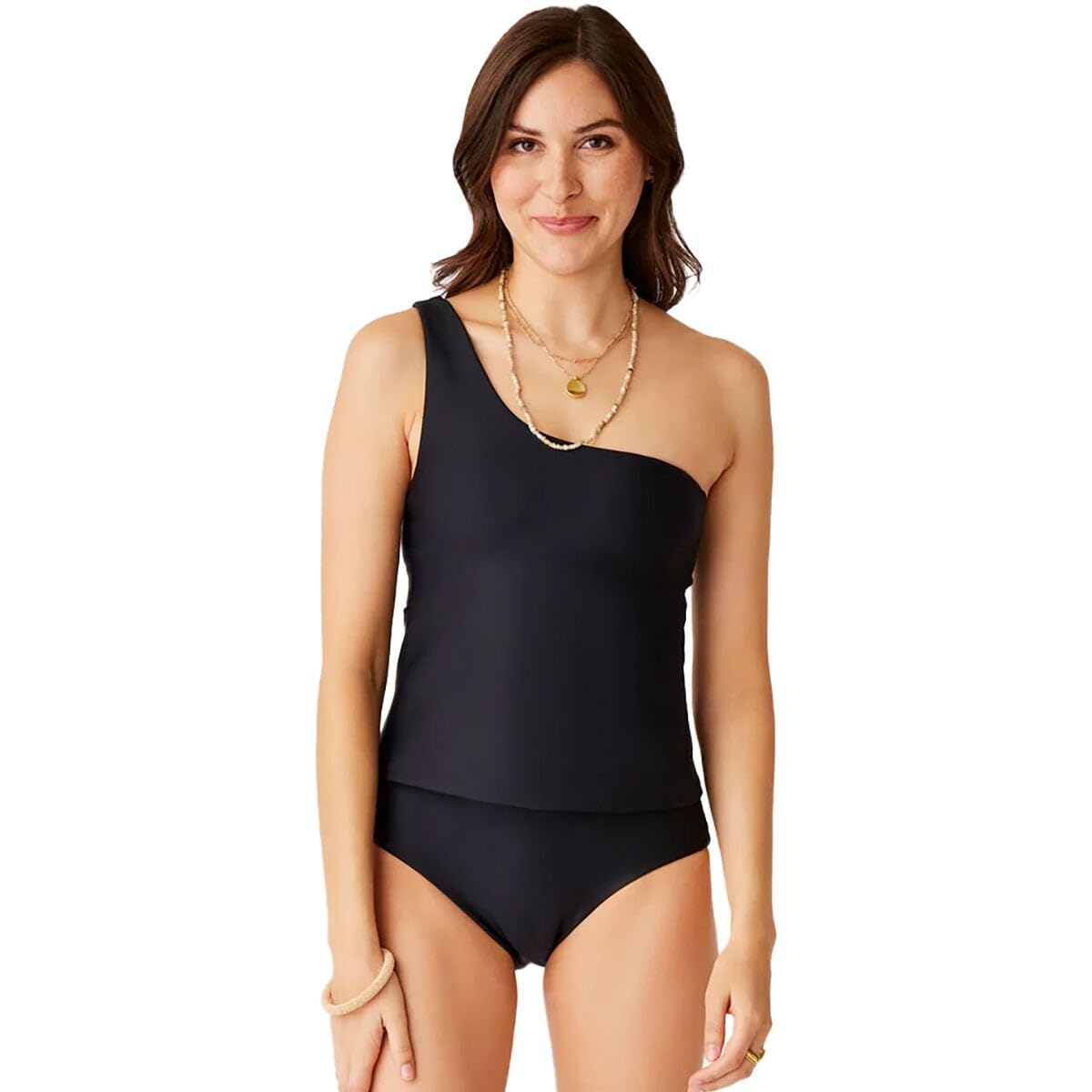 Photo 1 of *TOP ONLY* Carve Designs Women's Rio Compression Tankini, SM Black