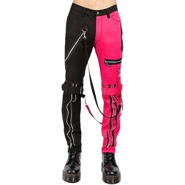 Generic Gothic Split Leg Bondage Pant Rock Hard Trouser