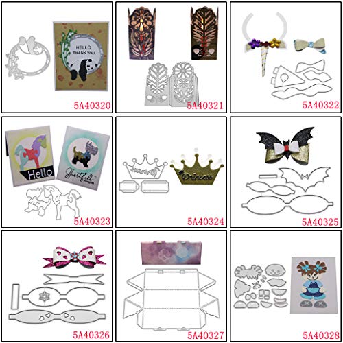 Bats Bow Tie Shape Metal Cutting Dies Stencil DIY Scrapbooking Album Stamp Paper Card Embossing Craft Decor - Thumbnail 3