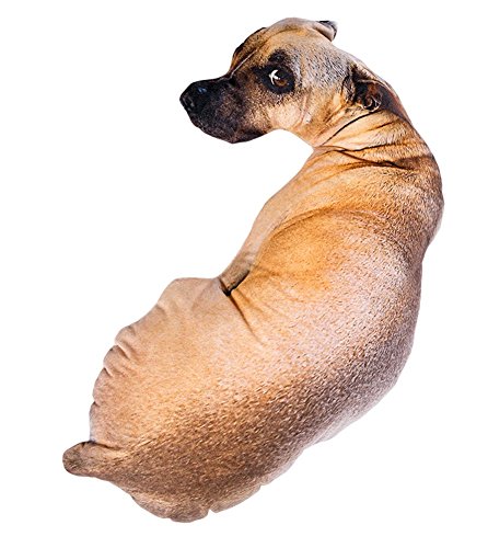 3d Dog Pattern Pillow Funny Cushion Animal Plush Toy Dog Shaped