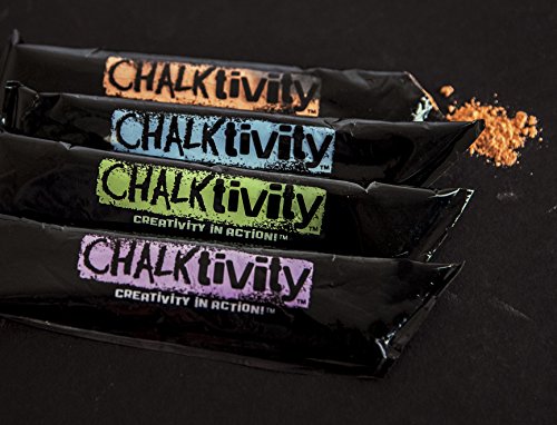 Chalktivity - Creativity in Action - Pogo Print with 8 Powdered Chalk Pack