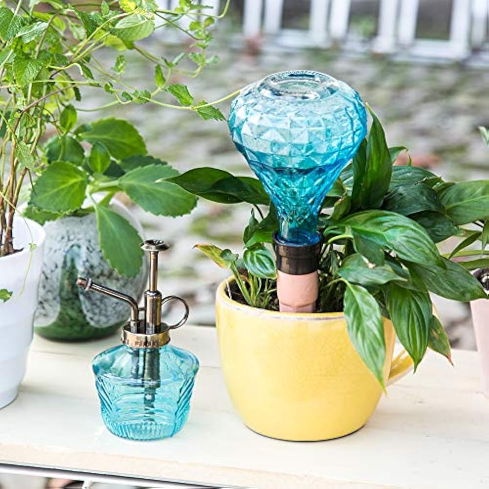 Glass Mini Watering Can Flower Spray Bottle Self Globe