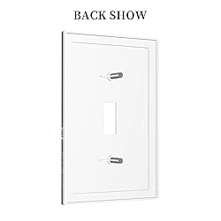 ShinyLuck Boho Line Flowers 1 Gang Light Switch