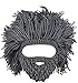 Kafeimali Men's Barbarian Vagabond Beanie Original Foldaway Beard Hats Halloween Caps