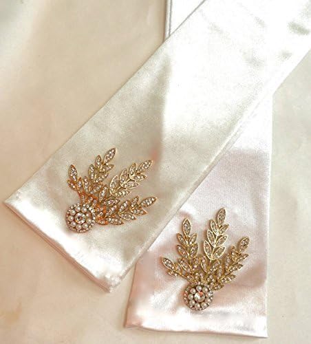 Great Gatsby Jewelry, Ladies Dress Gloves, Satin Ladies Gloves, Formal Ladies Gloves