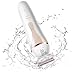 LEADO Multi-Function Women’s Electric Shaver Bikini Trimmer & Facial Cleansing Spin Brush for Exfoliating Skin Care, Rechargeable Cordless Waterproof Electric Razor for Ladies, Wet & Dry