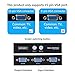 VAlinks VGA 15HDF 2-Port 2 IN 1 OUT Switch Switcher Selector Box (1 Host 2 Displays / 2 Hosts 1 Display) Two Way VGA Switch Video Switch for PC, Laptop, Desktop, Monitor, Projctor, TV