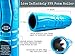 Foam Roller For Muscles by Live Infinitely-17” x 5”- Features First Ever Unique Spinal Channel- Made From High Density EVA Foam & ABS Inner Core- Best Deep Tissue Massager eBook Included (Blue)