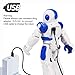 Flywind Smart RC Robot Toys for Kids, Singing Dancing Gesture Sensing Remote Control Robot Toy for Boys Girls Kids, Intelligent Programmable Led Humanoid Robot, Robot Toys for 4 5 6 8 Year Old, Bluethumb 4
