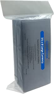 25 Pack Of Guardhouse Large Currency Toploaders – 12 Mil Rigid Card Holders (BCW Style)